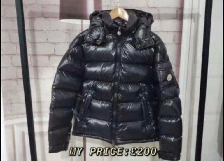 Black Moncler Maya Puffer Jacket | in Old Street, London | Gumtree