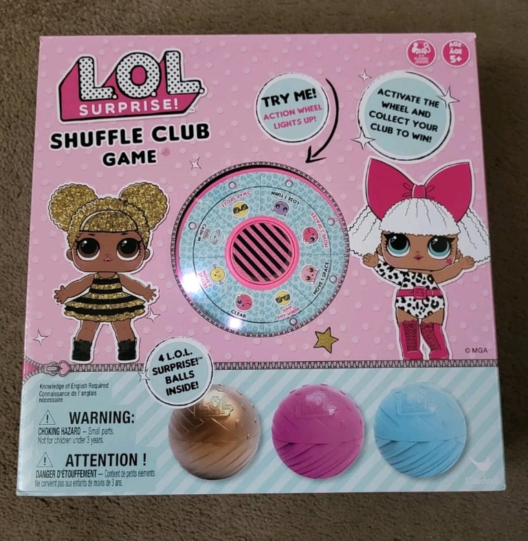 New In Box LOL Surprise! Shuffle Club Game Kids Board Game Age 5+ 