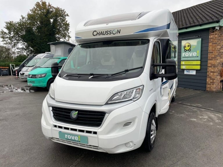 Chausson Flash 510 4 berth 4 belt end washroom, dropdown bed motorhome