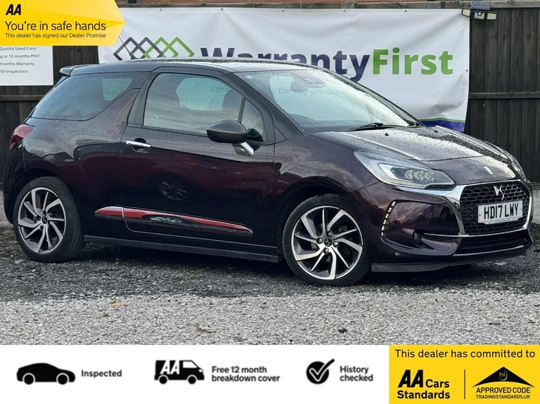 2017 DS Automobiles DS 3 1.6 BlueHDi Prestige 3dr HATCHBACK Diesel Manual