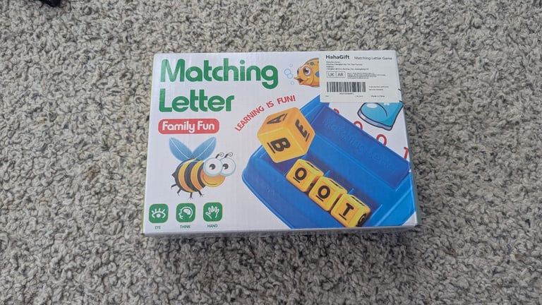 Kids matching letter game