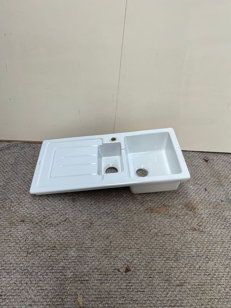 image for Rangemaster Austell 1.5 Bowl Ceramic Inset Sink