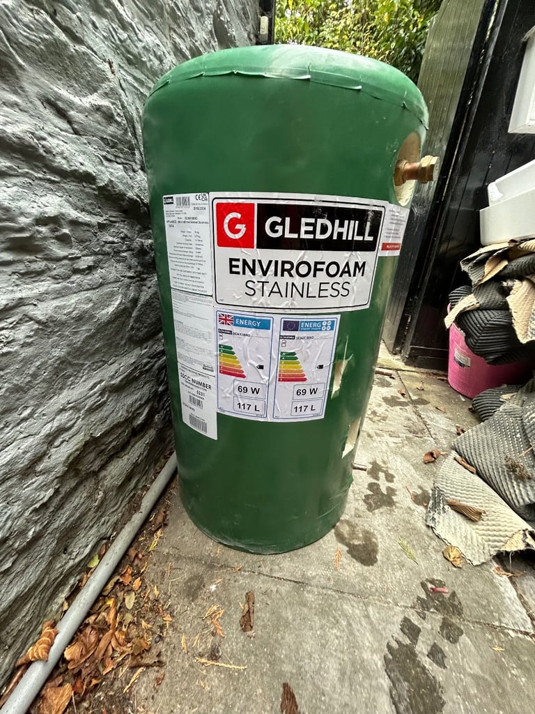 1 year old system boiler and cylinder.