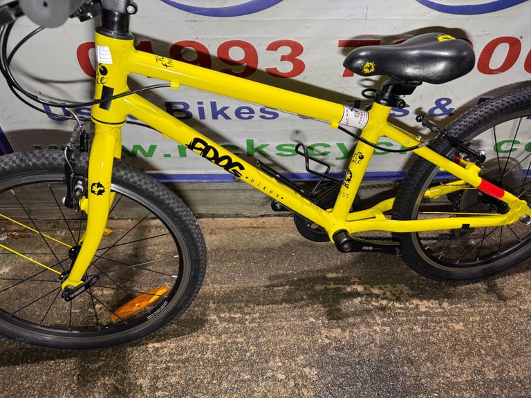 Frog 55 20” Wheel Kids Bike. Yellow No3. £200 (£400 new). Excellent condition!