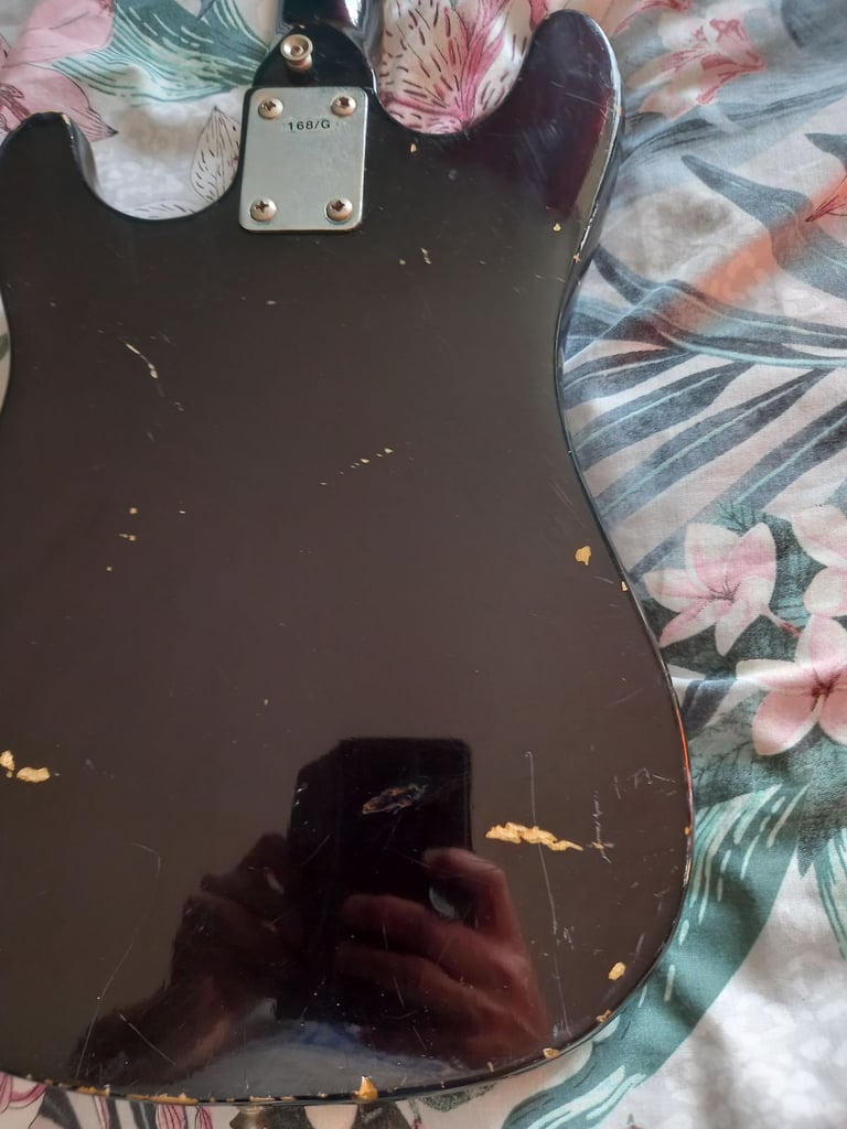 1970s Teisco Satellite 168 G electric guitar. Made in Korea. 