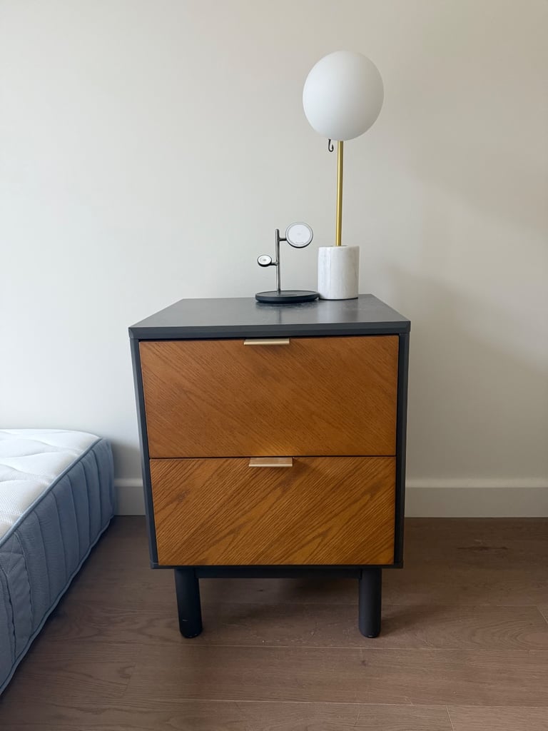 Set of modern bedside tables