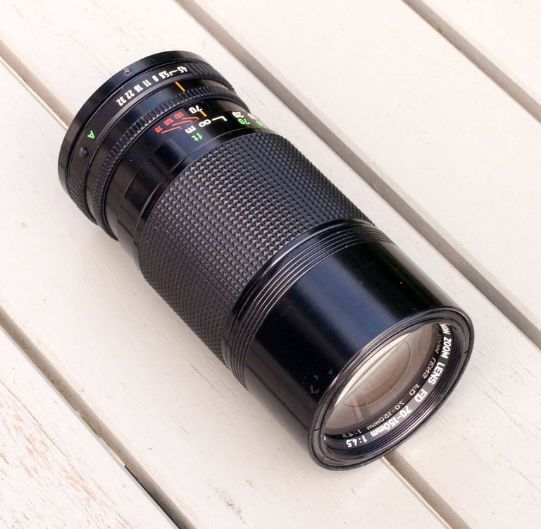 image for Canon FD 75-150mm f/5.6 S.C. zoom lens.