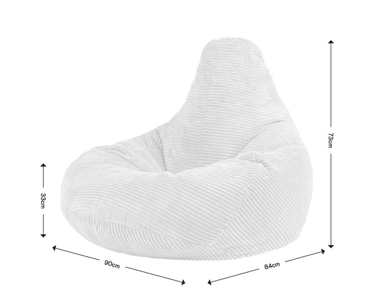 Icon Dalton Bean Bag Chair (Yellow)