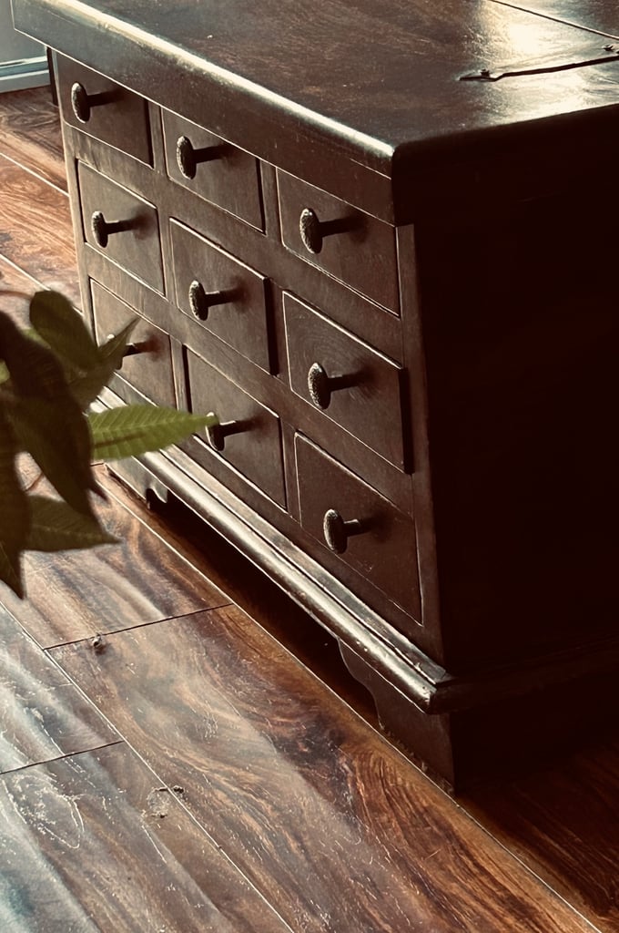Laura Ashley coffee table storage chest. Dakota mango wood style 