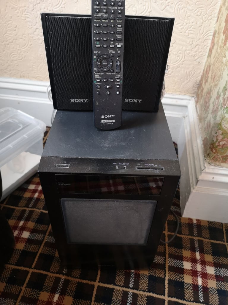 image for SONY SOUNDBAR/SA-WFS3/2.1 CH/SPEAKERS/AMPLIFIER/BUILT IN SUBWOOFER/OPTICAL/RADIO/300W