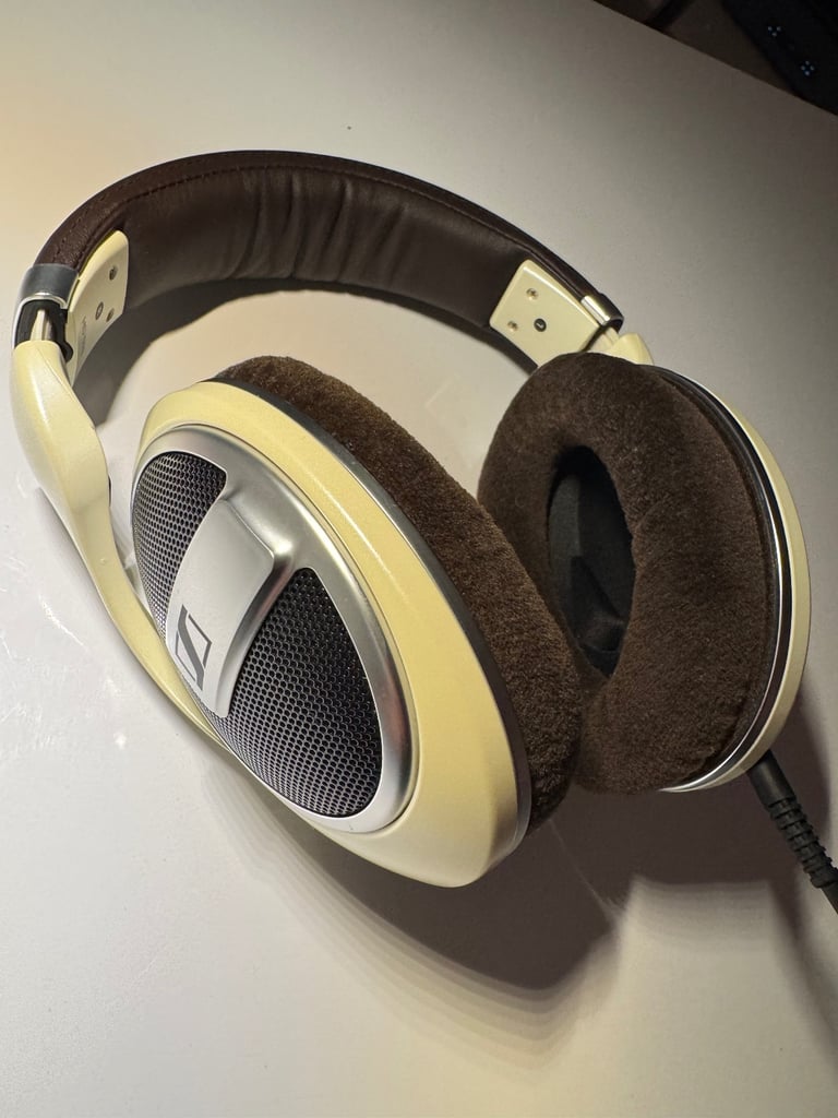 image for Sennheiser HD 599 Around-Ear Open Back Headphones - Ivory