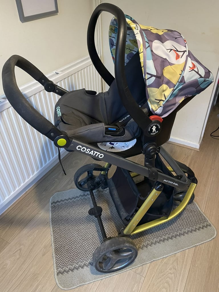 Secondhand Cosatto travel system (pram, buggy and carseat)