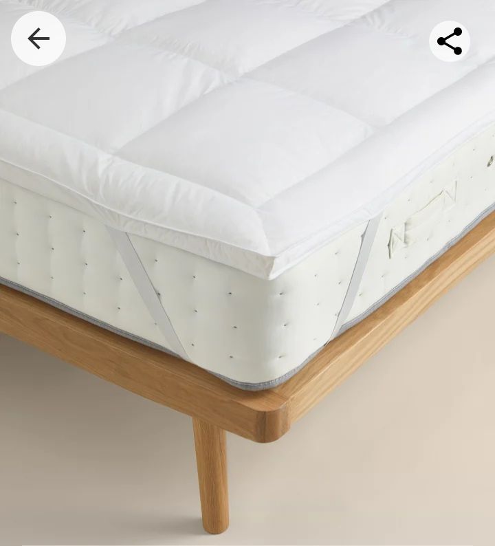 M&S Duck Feather & Down mattress, King Size topper