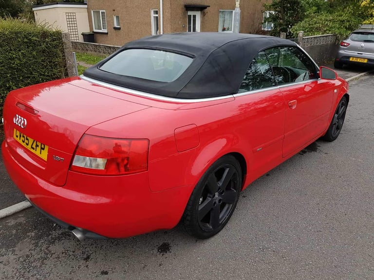 Audi A4 S line convertible. Low miles, reliable and mot until April.