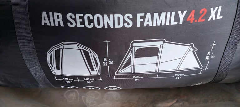 Air seconds 4.2 XL Family Tent.