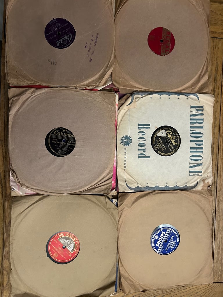 78RPM Records LP Job Lot Bundle 49 RECORDS IN TOTAL. Inc You'll Never walk Alone