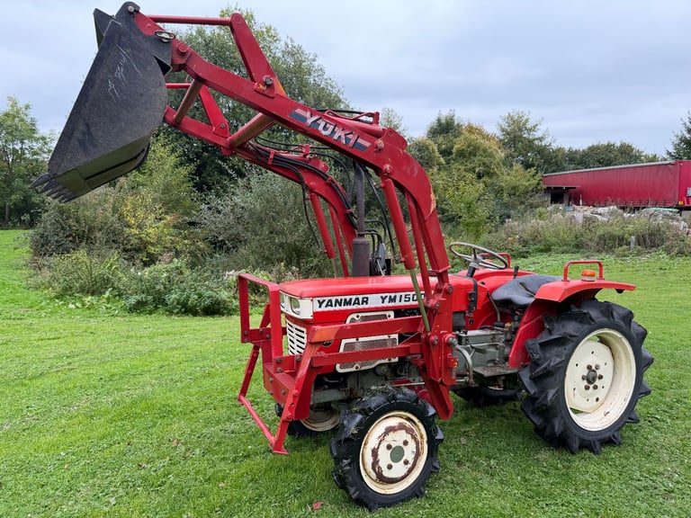YANMAR YM1500D 4WD TRACTOR WITH FRONT LOADER/ BUCKET ** WATCH VIDEO *** 15HP ** 835 Hours
