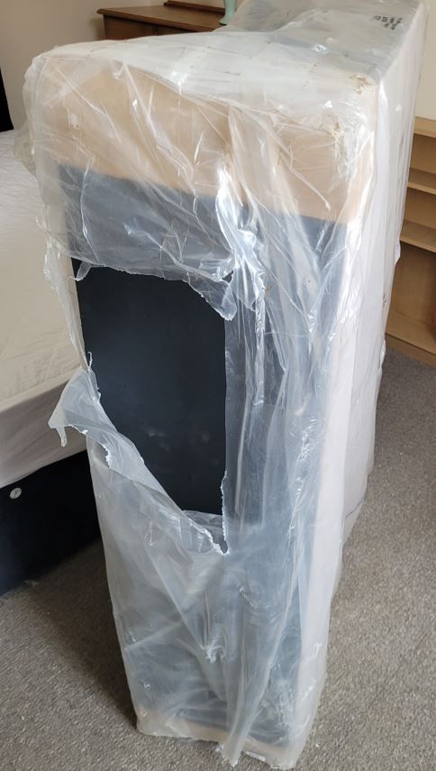  Half a divan base for a small double bed