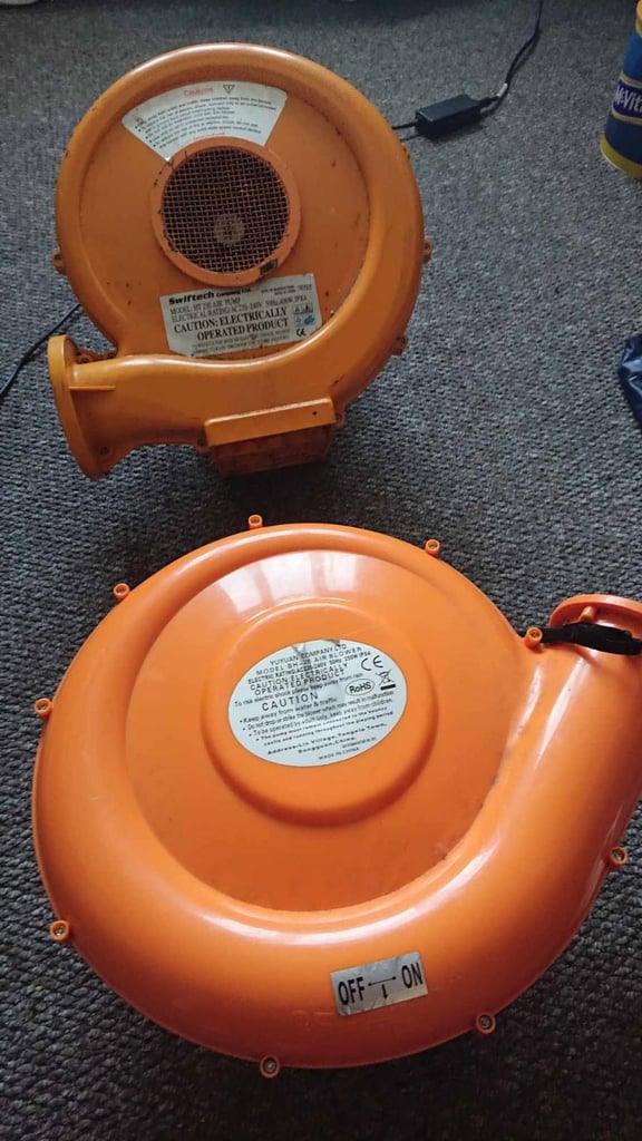 Bouncy castle blowers. 