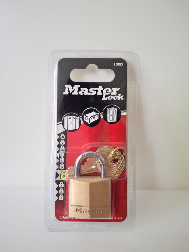 Master Lock Solid Brass 30mm Padlock
