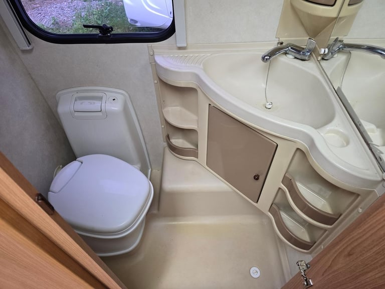 NOW SOLD 2009 Adria Adora 612DP 4 Berth Fixed Island Bed Caravan, Awning