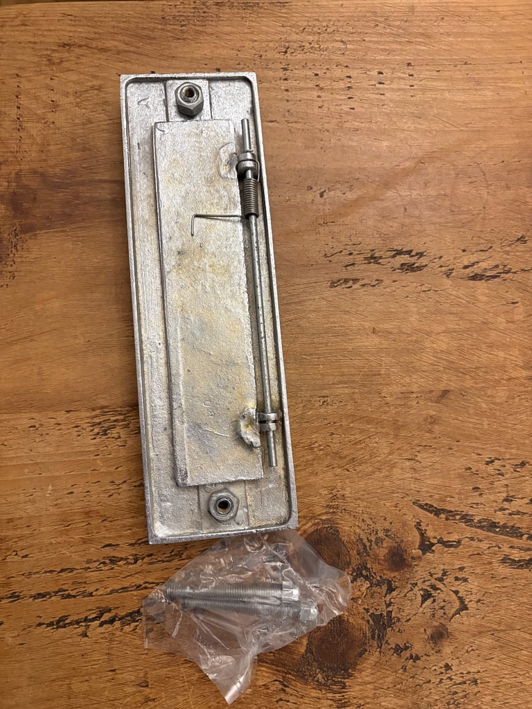 Polished Chrome Letter Box&Postal Knocker ~HIGH QUALITY~ Door Letterbox Plate