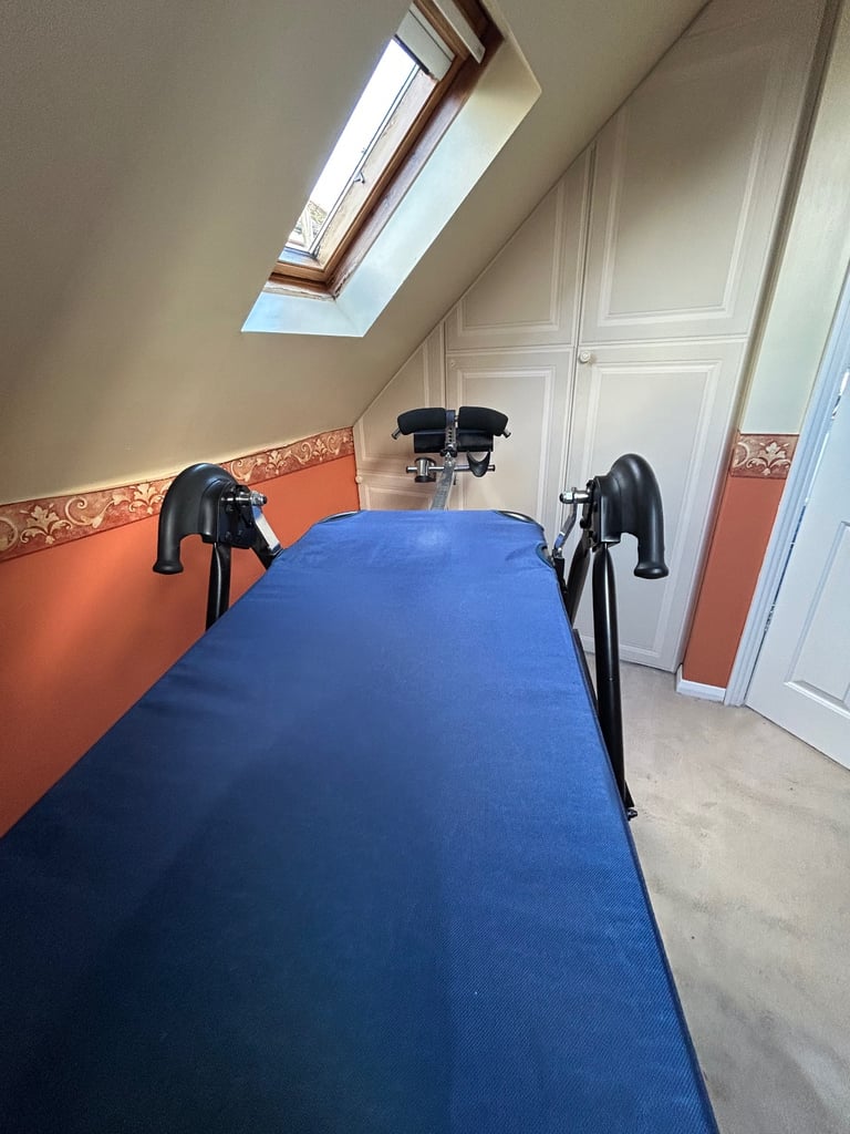 FREE Teeter Hang ups Inversion exercise trainer bench with full backrest