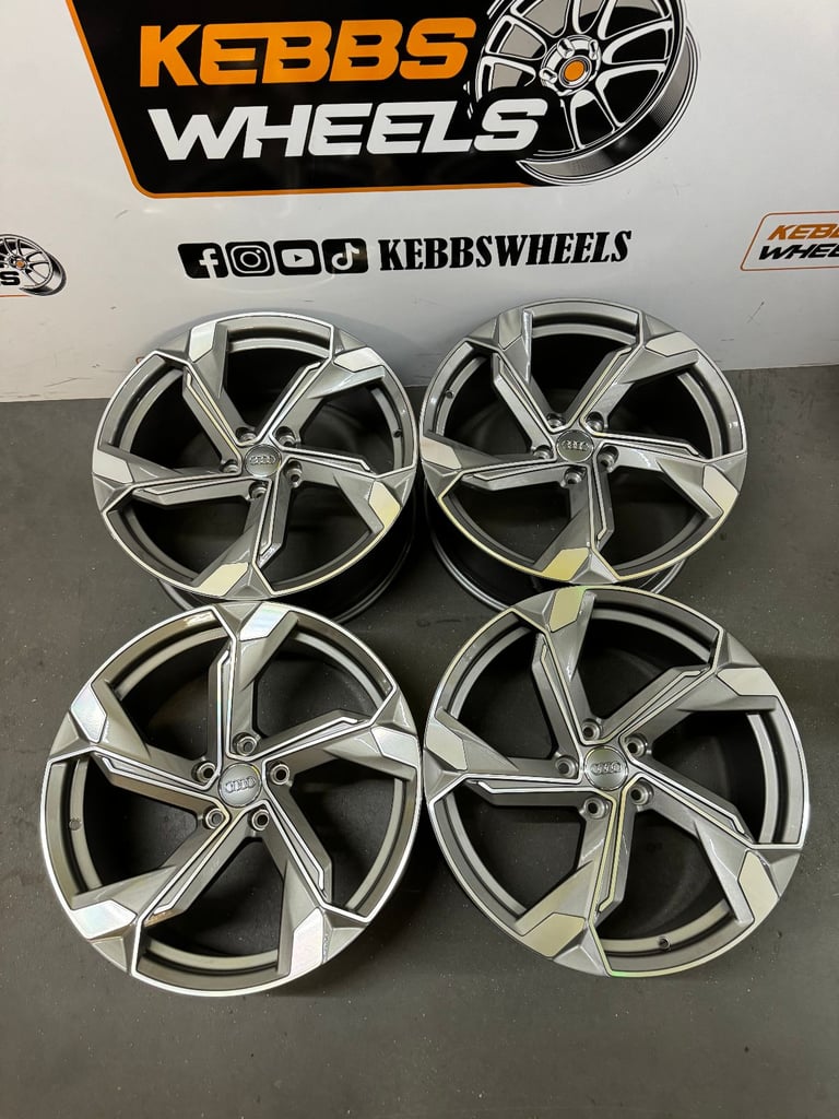 19" AUDI 2023 RSQ8 REPLACEMENT ALLOY WHEELS A3 A4 A5 A6 A7 A8 S3 S4 S5 S6 Q3 Q5 VW GOLF MK5 MK6 MK7 