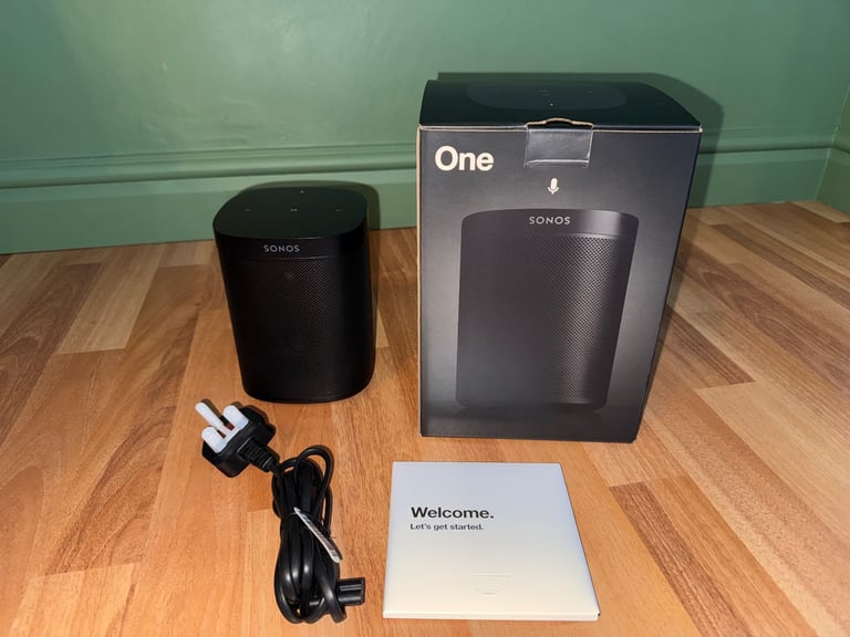 Sonos One (Gen 2) Smart Speaker with Voice Control