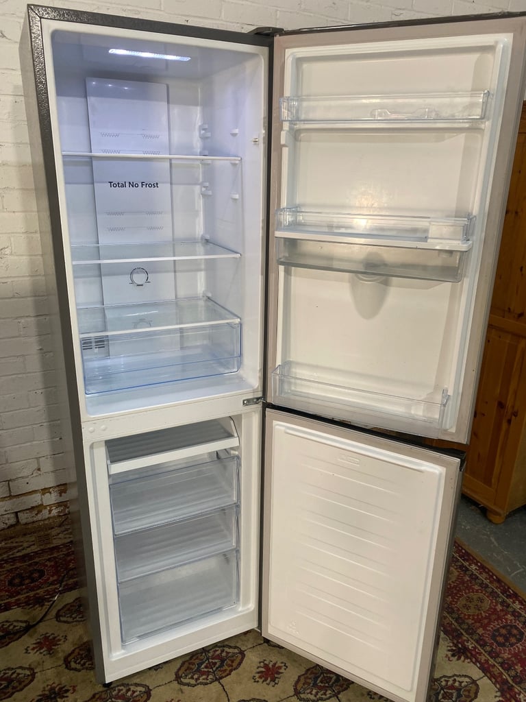 🚚Tall FridgeMaster Grey Fridge Freezer With Water Dispenser Frost Free For Sale 
