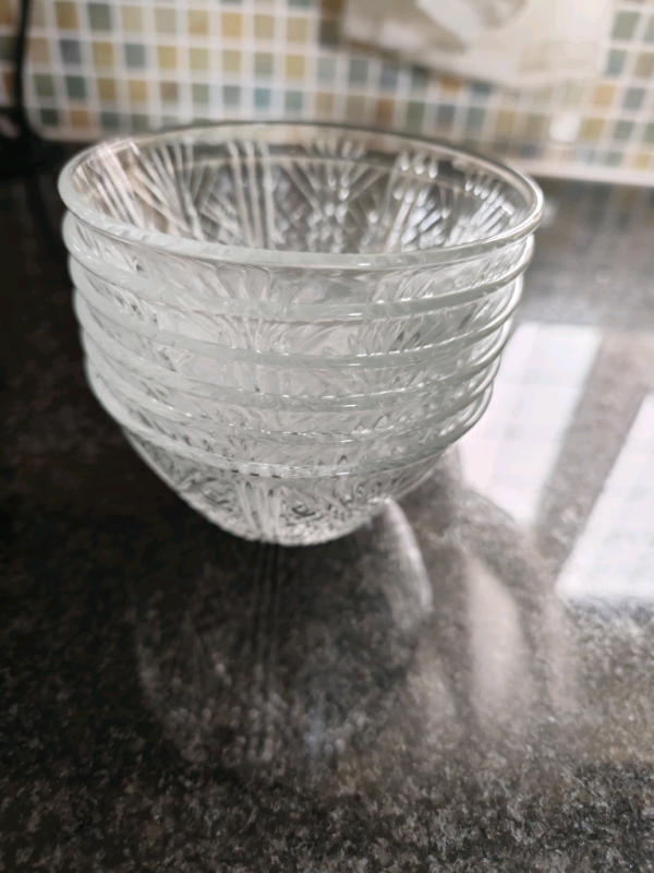 image for Glass desert bowls