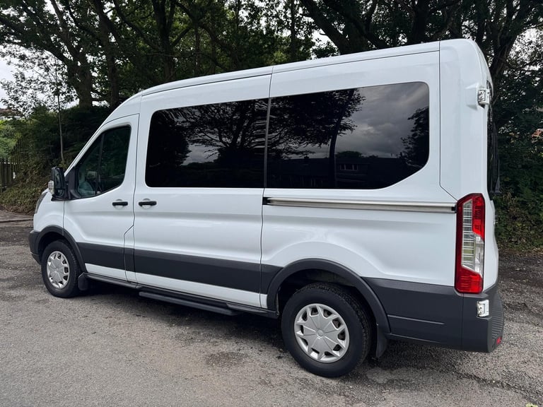 FORD TRANSIT MINIBUS, 12 SEAT TREND, 2.2, WHITE. EU 6 / ULEZ COMP. A/C. INC VAT