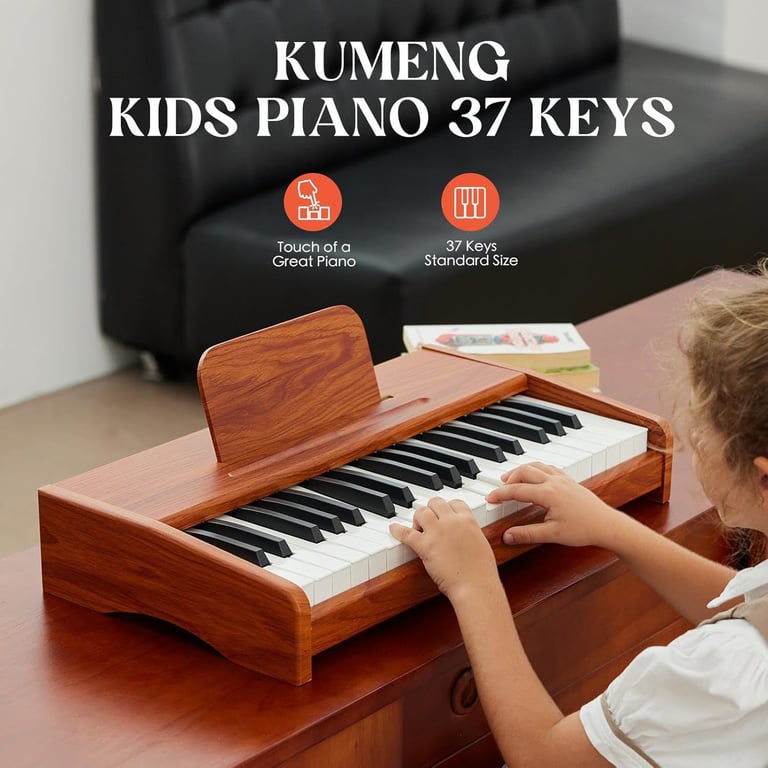 Kids Piano Keyboard, 37 Keys Digital Piano for children, Toddler Music Educational 