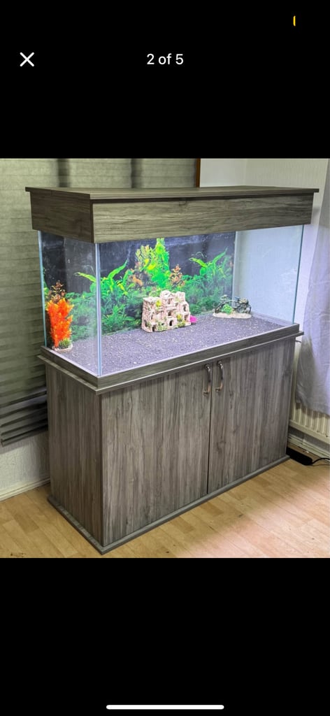 Fish tank with cabinet / 350L / DELIVERY / 4 feet 