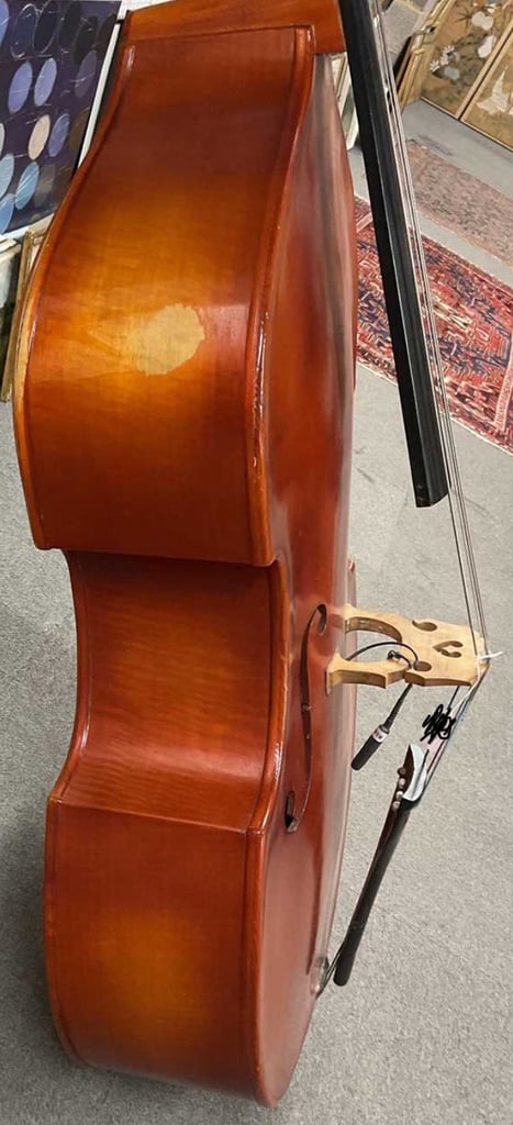 Double Bass - EBERHARD MEINEL full size w pickup, bag & stand - excellent condition - £2475ovno