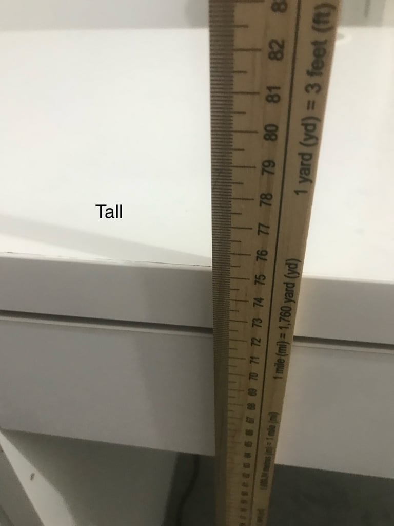 White office desk