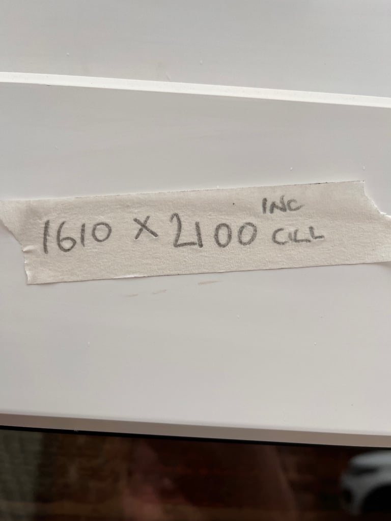 Used upvc french door 