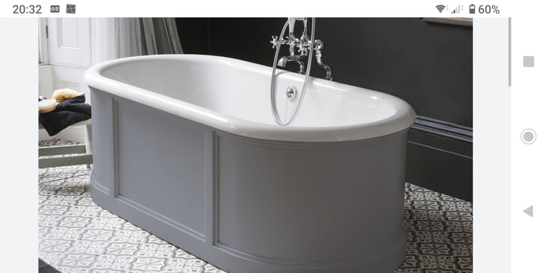 Burlington london traditional free standing bath