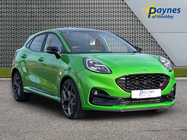 image for 2023 Ford Puma ST 5 Dr 1.5L 200PS 6n Spd in Mean Green DRVR ASST, ST P'FORM PACK