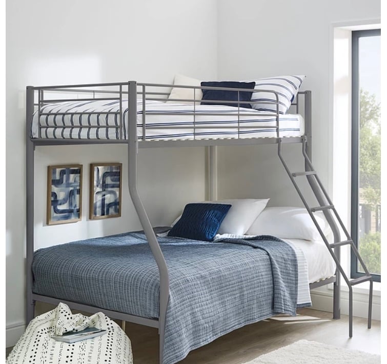 image for Metal trio bunk bed