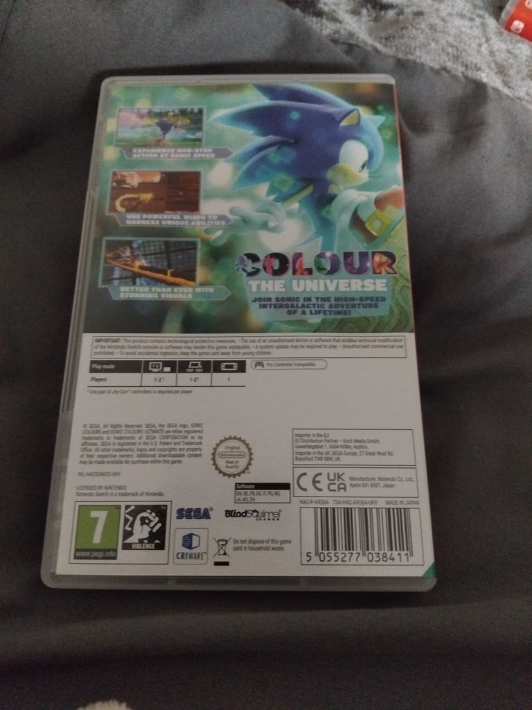Sonic couloros ultimate 