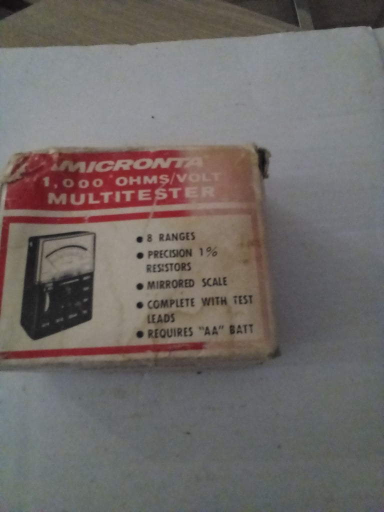 image for Vintage Micronta Multitester by Radio Shack