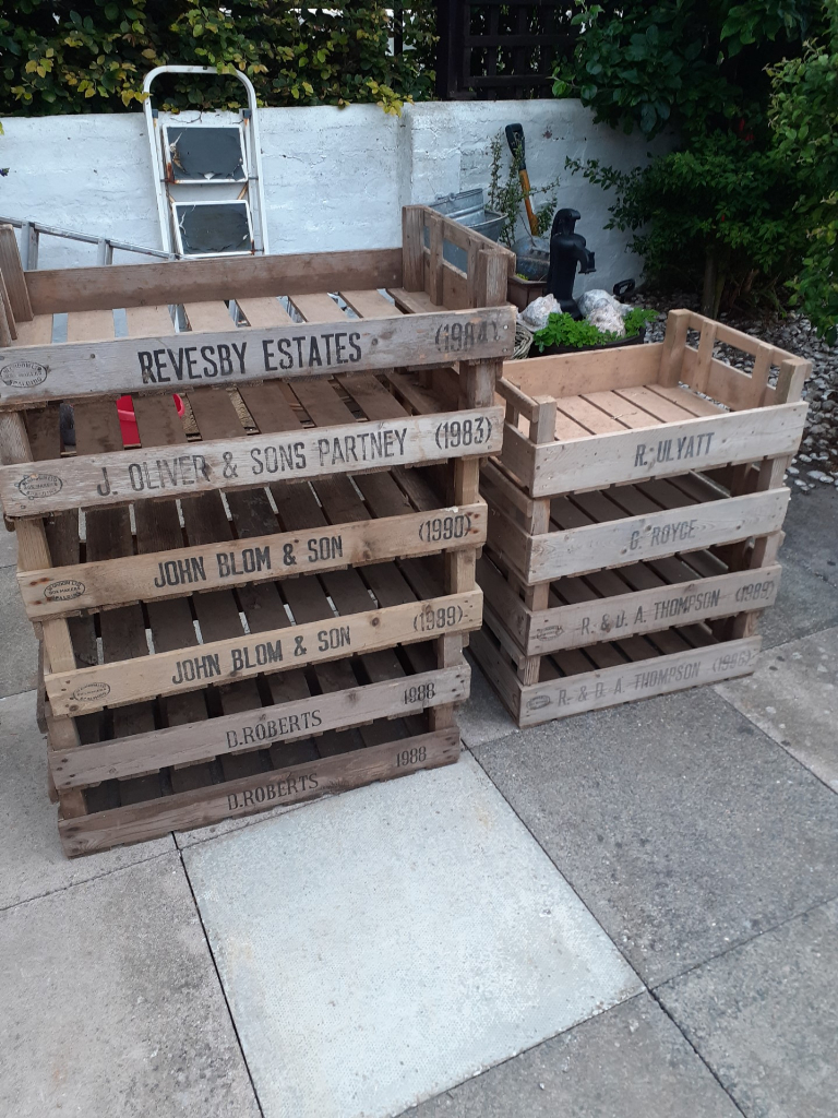 Fruit / vegetable crates. BACK IN STOCK. £5 per crate. in Anstruther