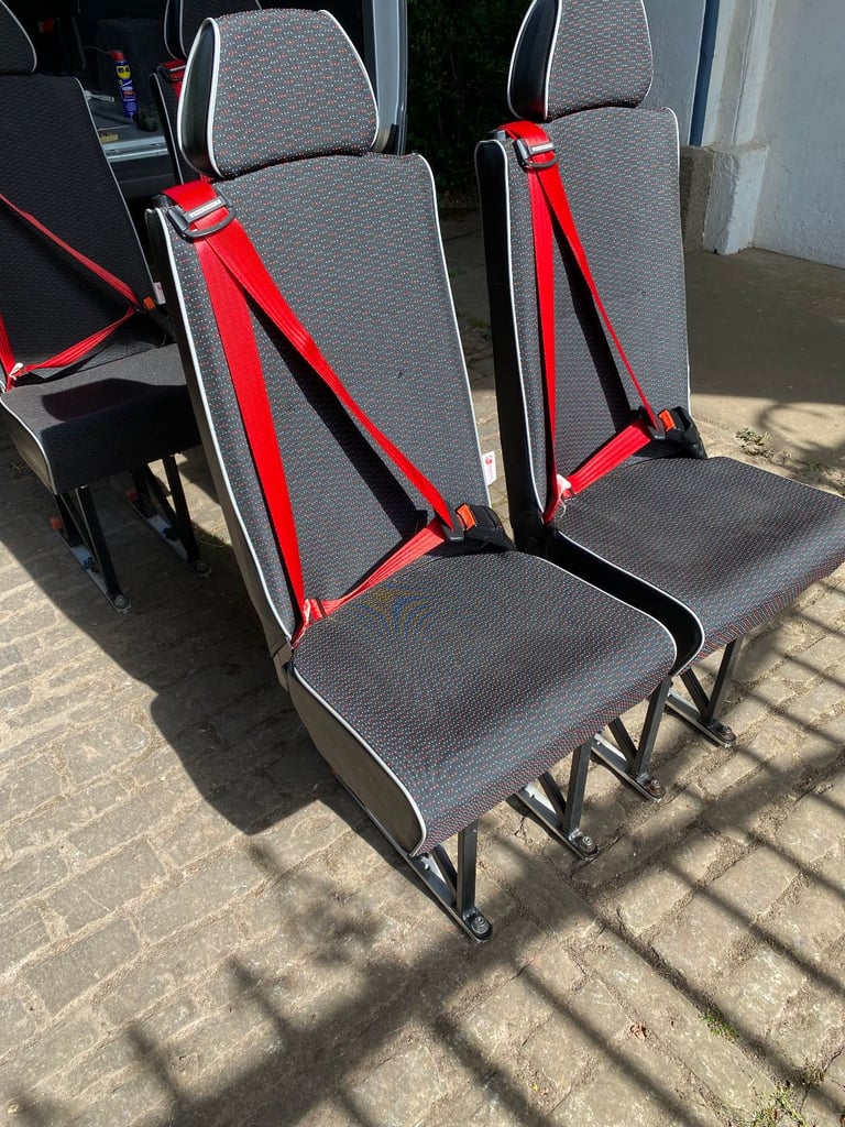Belted seats for van or campervan