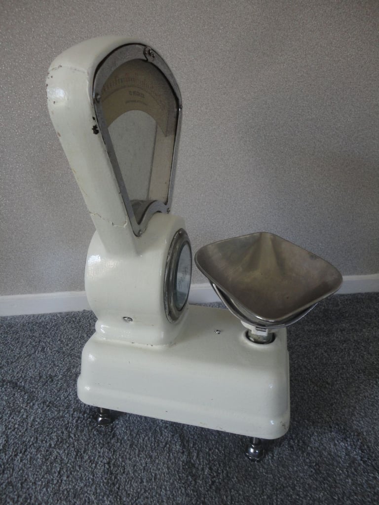 vintage pooley shop sweetie scales