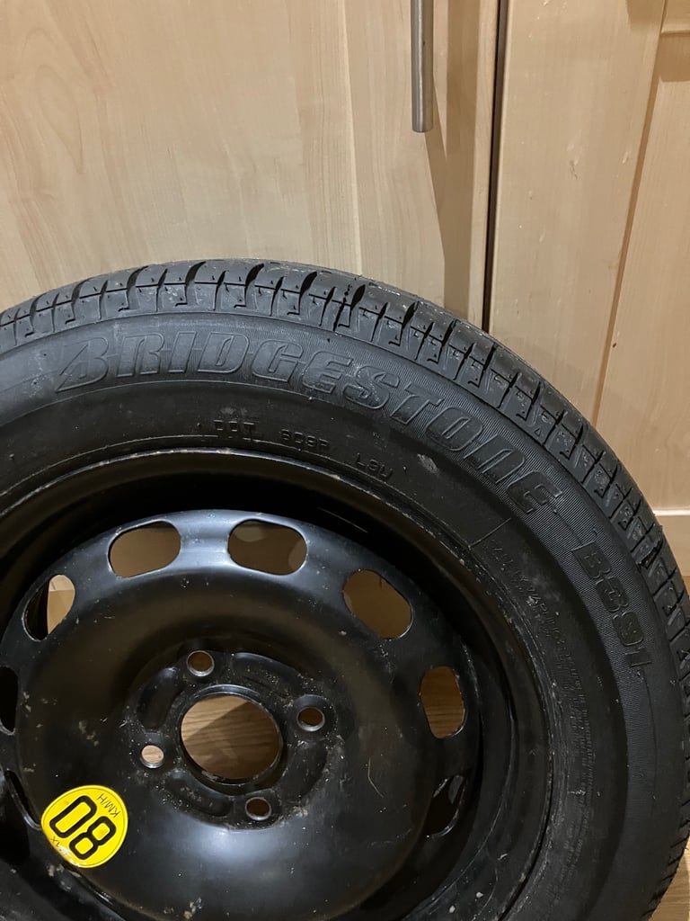 Ford Fiesta MK6 Spare Wheel & NEW Bridgestone Tyre 14 inch