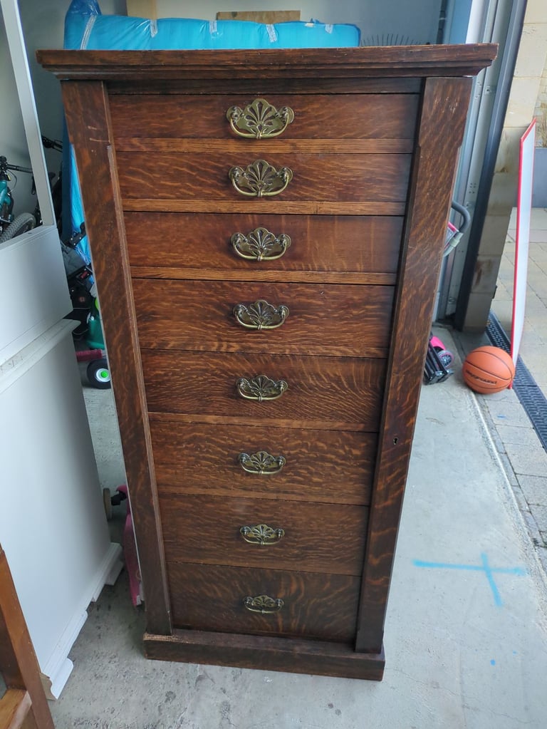 image for Beautiful antique tallboy cabinet 