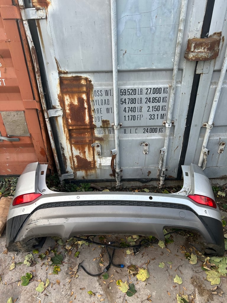 image for Hyundai Tucson Mk3 Rear Bumper Silver With parking sensors 2015-2020