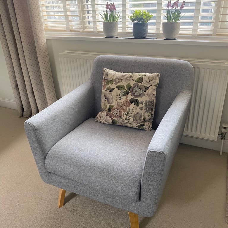 image for JOHN LEWIS Archie Armchair. Grey. Nice clean condition. Could deliver