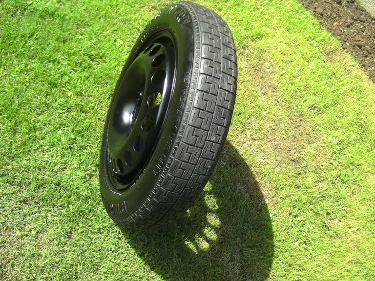 ONE,NEW/AS NEW,VAUXHALL 5 STUD,5 X 110 PCD SPACESAVER SPARE WHEEL,C/W PIRELLI T125/85/16